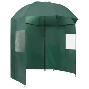 Parasol wędkarski, zielony, 220x185 cm