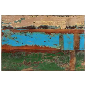 Prostokątny blat stołu 60x90 cm 25-27 mm, lite drewno z odzysku