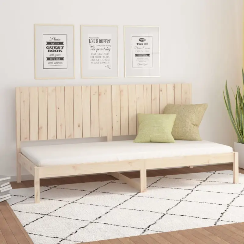 Łóżko dzienne bez materaca, 90x200 cm, lite drewno sosnowe