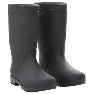 Kalosze, czarne, rozmiar 38, PVC