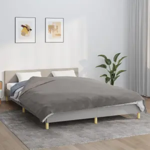 Koc obciążeniowy z poszewką, szary, 200x230 cm, 13 kg, tkanina