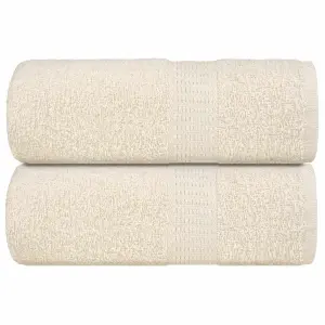 Ręczniki dla gości, FROGN, 2 szt., kremowe, 30x50 cm, 360 g/m²