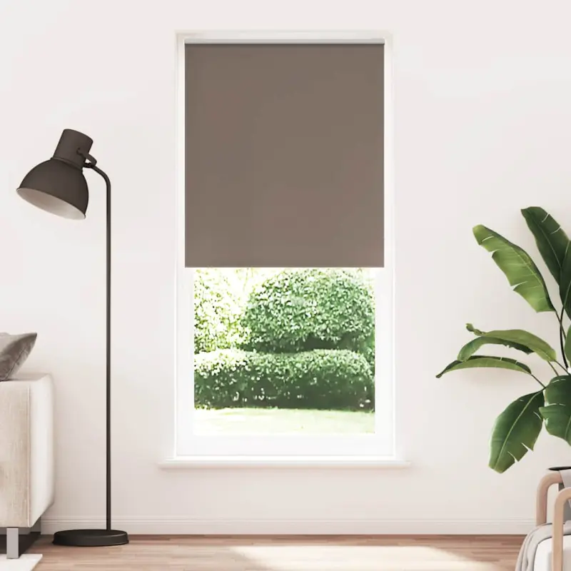 Roleta zaciemniająca 104,4x230 cm Szerokość tkaniny 100 cm kolor kawowy