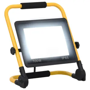 Reflektor LED z uchwytem, 100 W, zimne białe światło