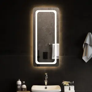 Lustro łazienkowe z LED, 40x90 cm