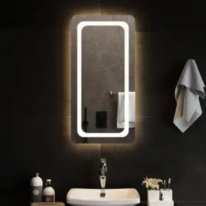 Lustro łazienkowe z LED, 40x80 cm