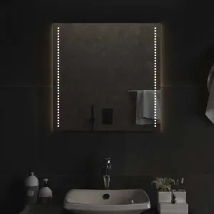 Lustro łazienkowe z LED, 60x60 cm