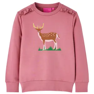 Bluza dziecięca, malinowa, 92