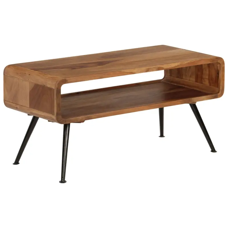 Stolik kawowy z litego drewna akacjowego, 95 x 40 x 45 cm