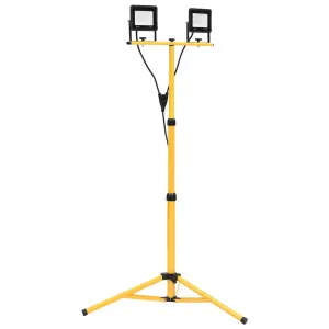 Reflektor LED ze stojakiem, 2x20 W, ciepłe białe światło