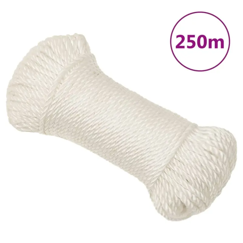 Linka robocza, biała, 3 mm, 250 m, polipropylen
