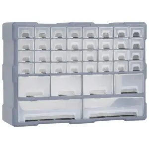 Organizer z 38 szufladkami, 52x16x37,5 cm