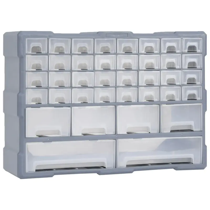Organizer z 38 szufladkami, 52x16x37,5 cm