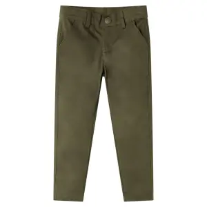 Spodnie dziecięce w kolorze khaki, 128