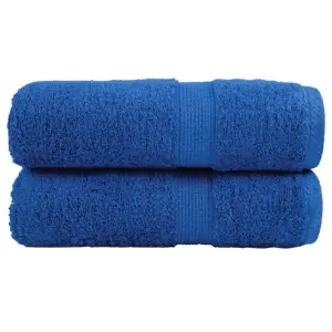 Ręczniki toaletowe Premium, SOLUND 2 szt. niebieskie 30x30cm 600 g/m²