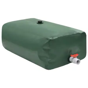 Zbiornik na wodę deszczową, z kranikiem, składany, 1000 L, PVC