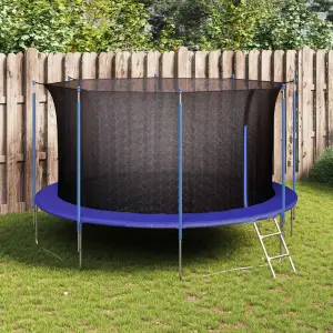 Siatka zabezpieczająca do okrągłej trampoliny, 3,96 m