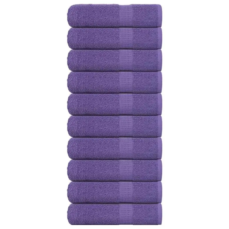 Ręczniki do rąk FROGN 10 szt. Fioletowe 50x100cm 360 g/m²