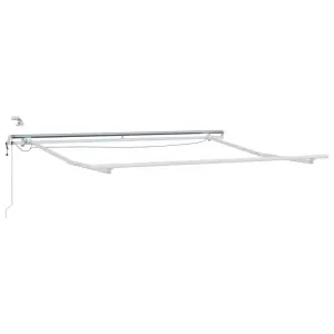 Rama markizy Biały 3 x 2,5 m Aluminium