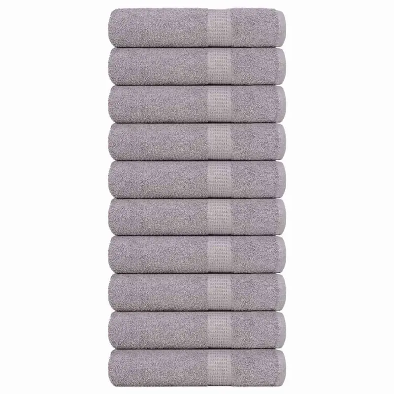Ręczniki kąpielowe FROGN 10 szt. Szare 100x150cm 360 g/m²