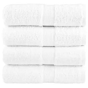 Ręczniki toaletowe Premium, SOLUND 4 szt., białe, 30 x 30 cm, 600 g/m²
