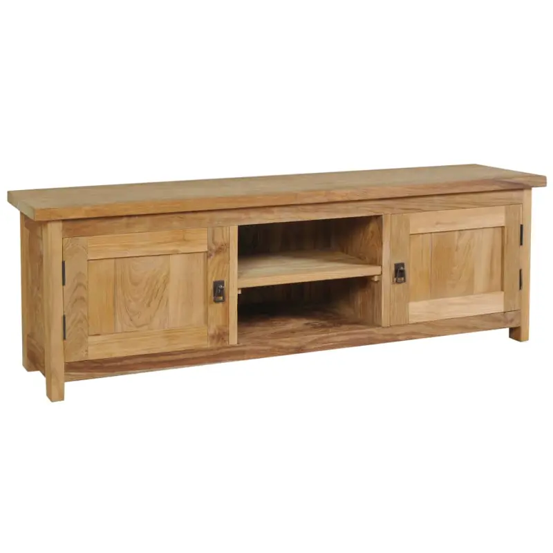 Szafka pod telewizor, lite drewno tekowe, 120 x 30 x 40 cm