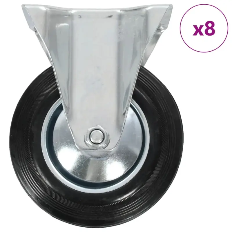 8 kółek nieskrętnych, 160 mm