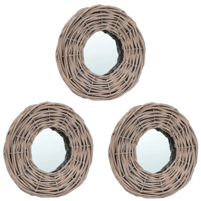 Lustra, 3 szt., 15 cm, wiklinowe