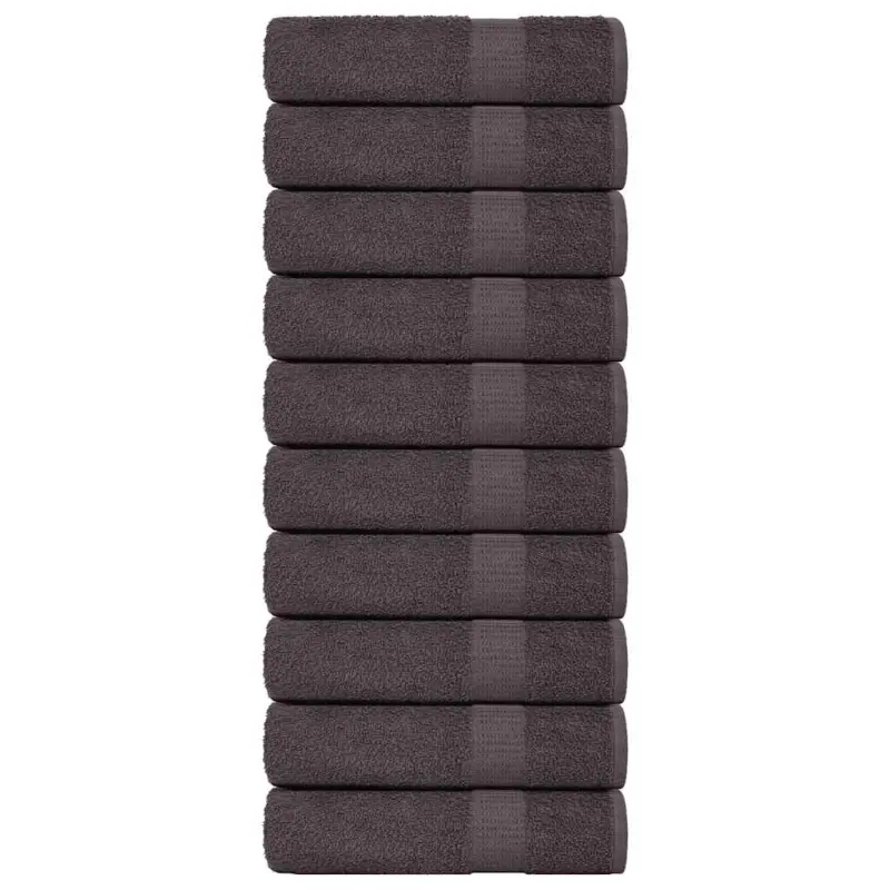 Ręczniki kąpielowe, FROGN, 10 szt., antracyt, 100x150 cm, 360 g/m²