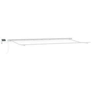 Rama markizy Ze LED Lights Biały 600 × 350 cm Aluminium