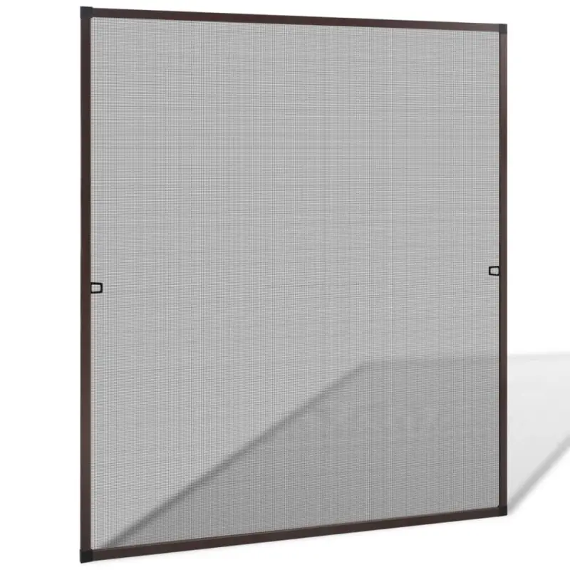 Brązowa moskitiera przeciw insektom 130 x 150 cm