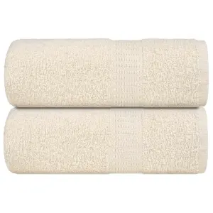 Ręczniki, FROGN, 2 szt., kremowe, 30x30 cm, 360 g/m²