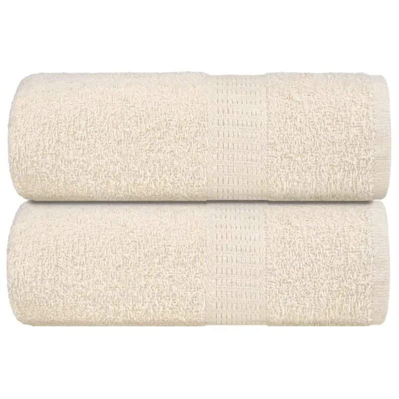 Ręczniki, FROGN, 2 szt., kremowe, 30x30 cm, 360 g/m²