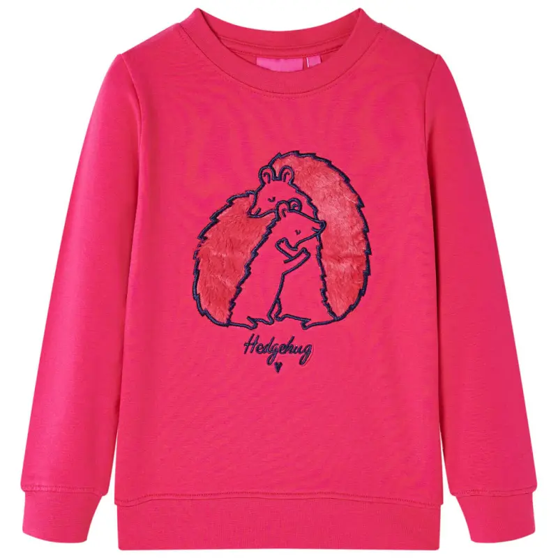 Bluza dziecięca, jaskrawy róż, 116