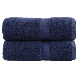Ręczniki myjące Premium, SOLUND 2 szt. Granatowe 30x30cm 600 g/m²