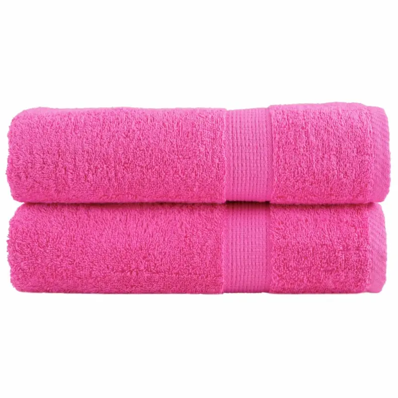 Ręczniki premium SOLUND, 2 szt., różowe, 50x100 cm, 600 g/cm²