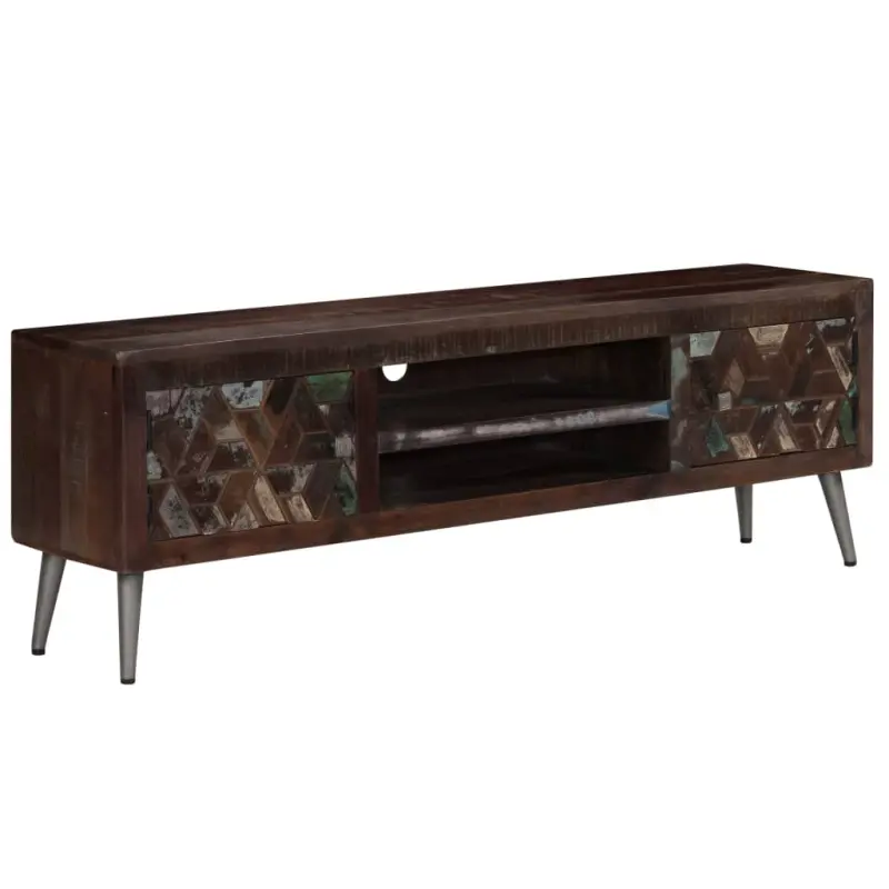 Szafka pod TV z drewna odzyskanego, 140 x 30 x 45 cm