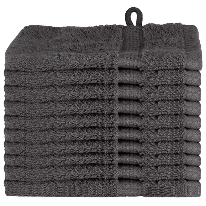 Ręcznik Gościnny SOLUND 10 szt. Antracyt 15 x 21 cm 550 gsm