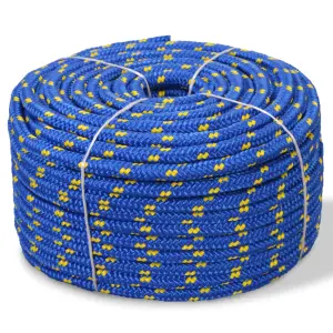 Linka żeglarska z polipropylenu, 8 mm, 500 m, niebieska
