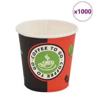 Kubki jednorazowe, papierowe, na kawę 1000 szt., 120 ml (4 oz)