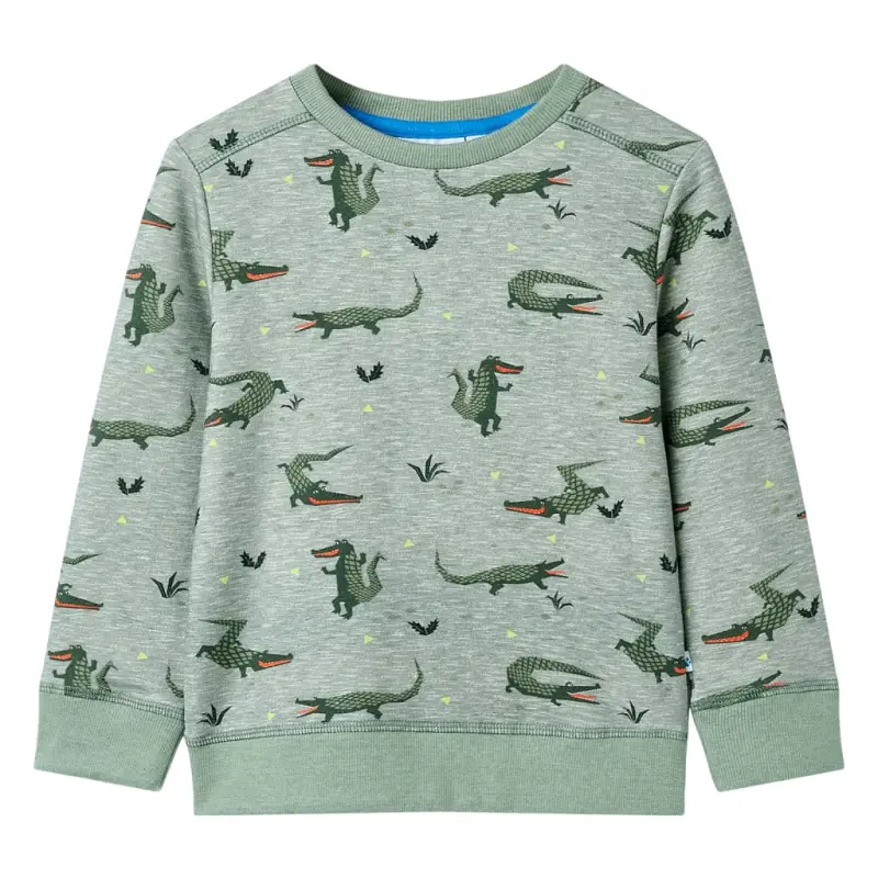 Bluza dziecięca, jasne khaki melanżowe, 116