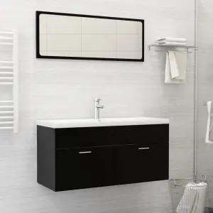 Umywalka wpuszczana z baterią, 101x39x18 cm, ceramiczna, biała