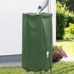 Zbiornik na wodę, z kranikiem, składany, 380 L, PVC
