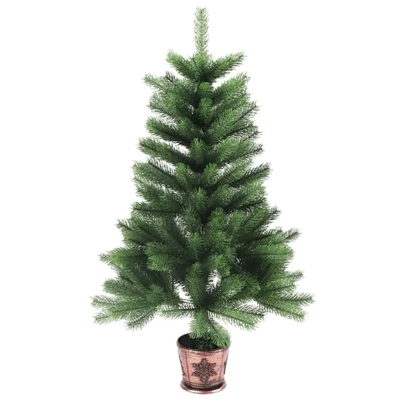 Sztuczna choinka z realistycznymi igłami, 65 cm, zielona