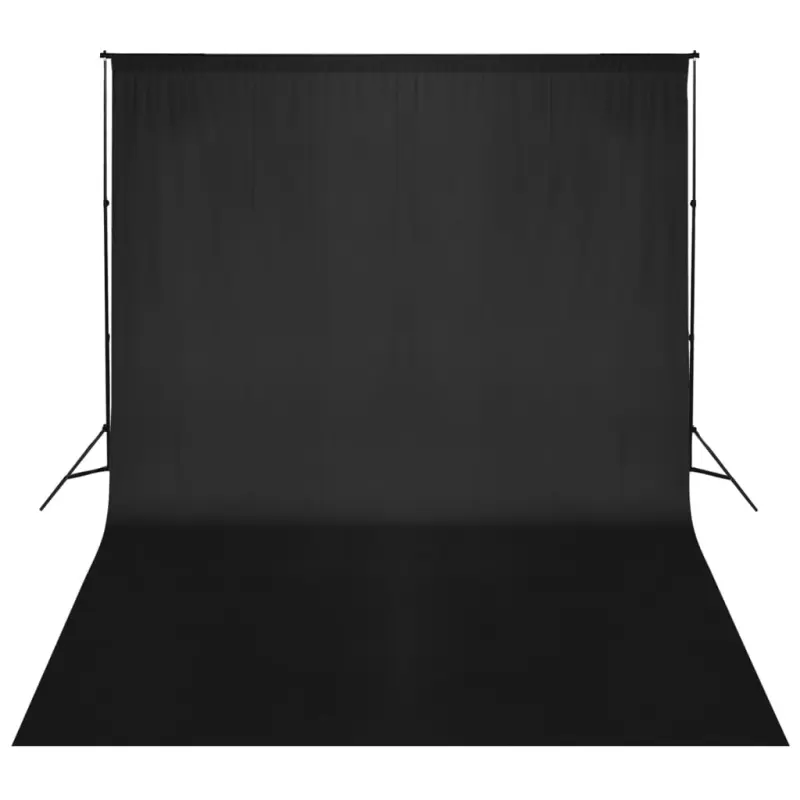 System zawieszenia tła z czarnym tłem 500 x 300 cm