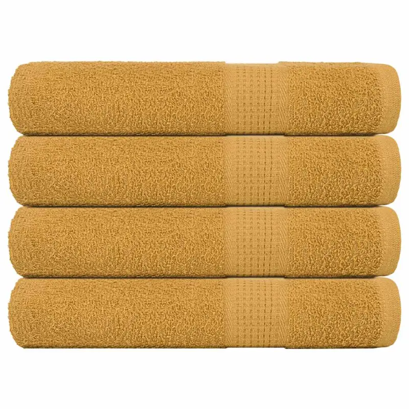 Ręczniki do sauny FROGN 4 szt. Złoty 80x200 cm 360 g/m²