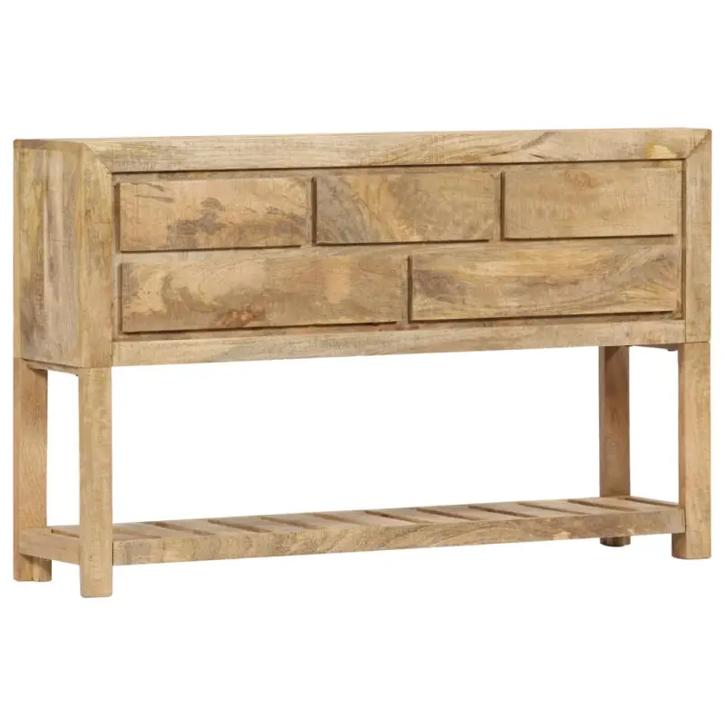 Szafka, 120x30x75 cm, lite drewno mango