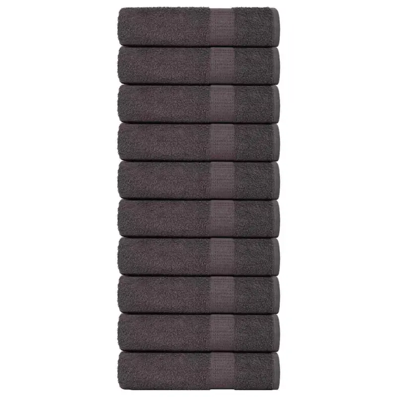 Ręczniki do rąk, FROGN, 10 szt., antracyt, 50x100 cm, 360 g/m²