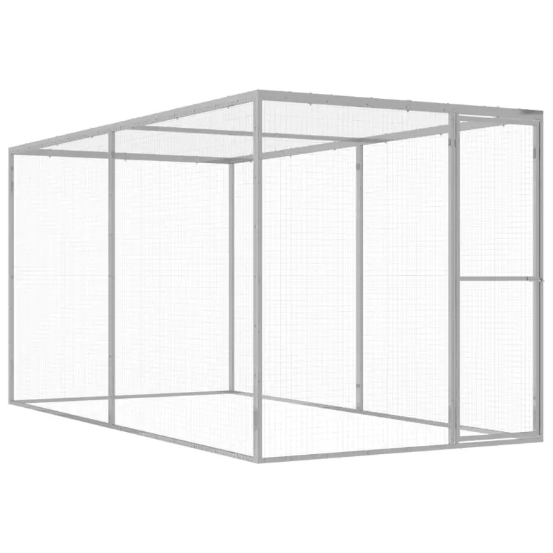 Klatka dla kota, 3 x 1,5 x 1,5 m, stal galwanizowana
