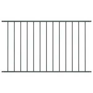 Panel ogrodzeniowy Woerden stal malowana proszkowo 1,7x1 m Antracyt
